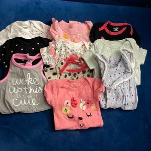 Baby girl 0-3 M lot